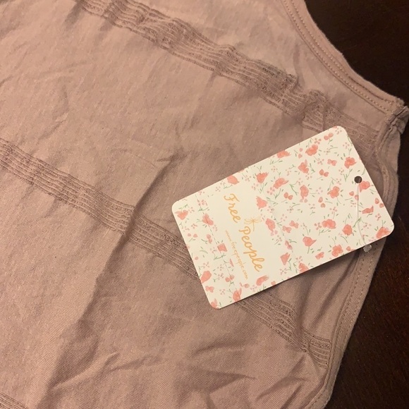 18. Free People Together Muscle Tank Top Lilac XS NWT - Picture 6 of 7